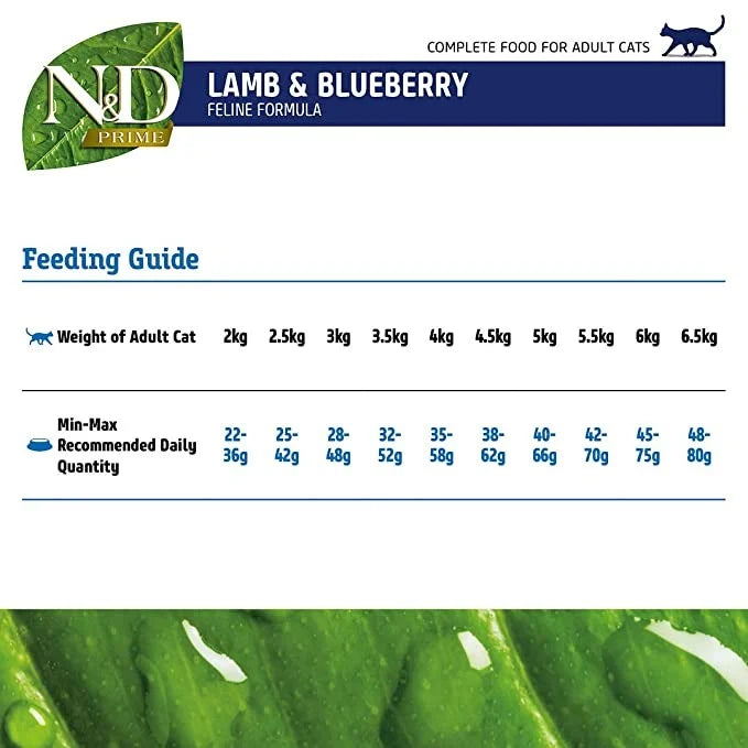 Farmina Lamb & Blueberry Adult Cat Dry Food, 1.5 Kg