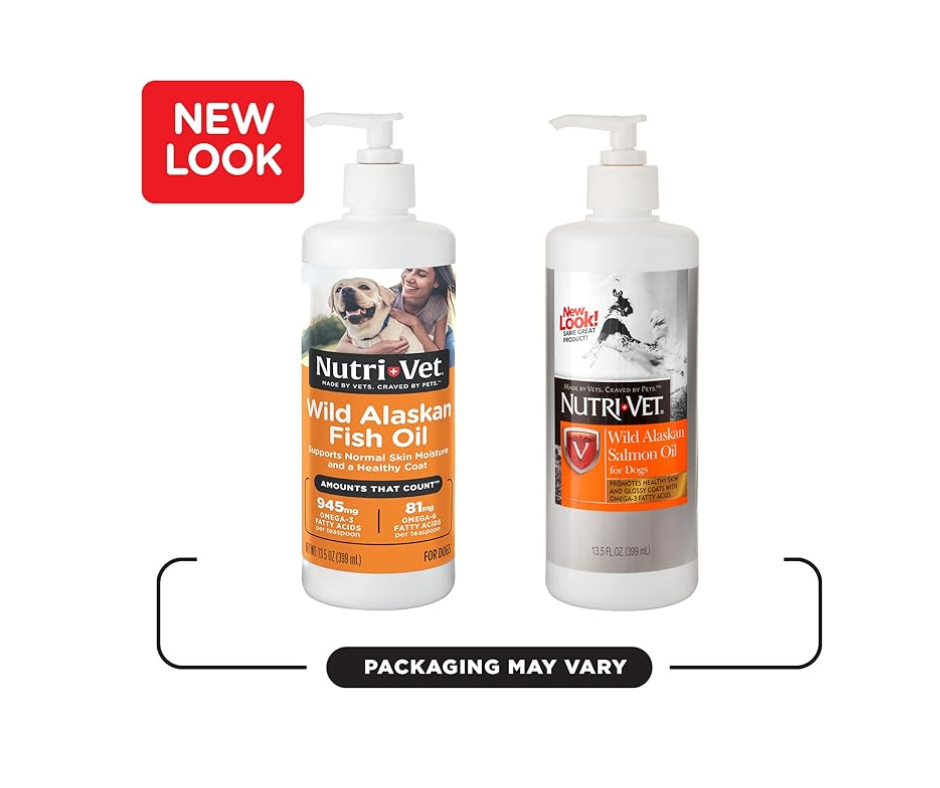 Nutri-Vet Wild Alaskan Salmon Oil For Dogs 399 ml