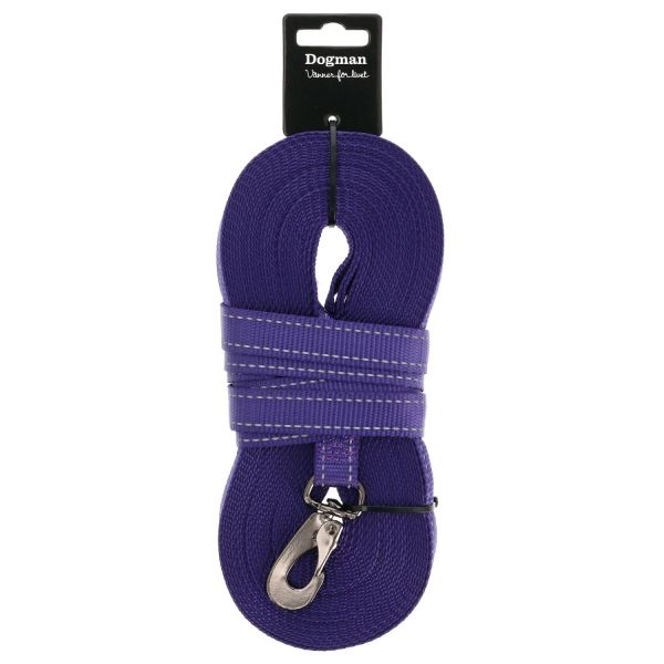 Dogman Woven Trackline Iris Purple (15m)