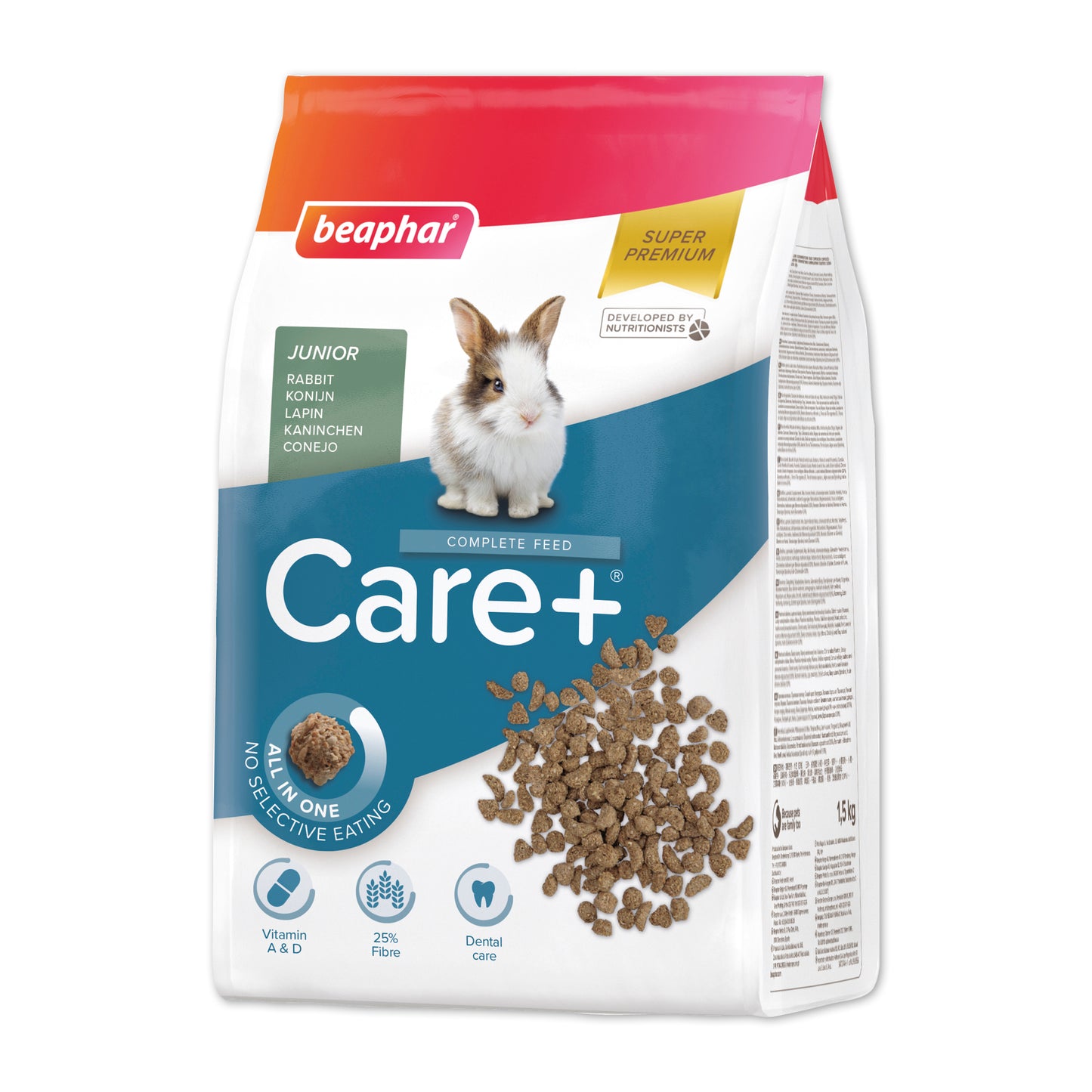 Beaphar - Care+ Rabbit Junior Food 1.5kg