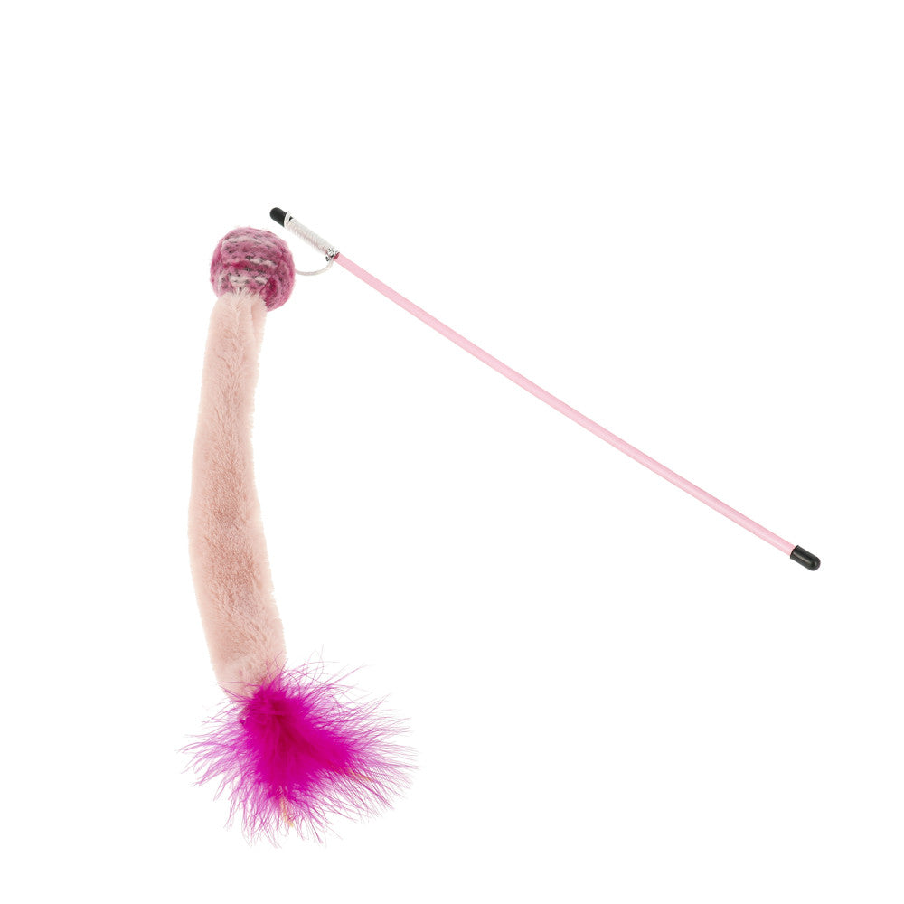 Dogman-Toy Teaser Fuzzy pink