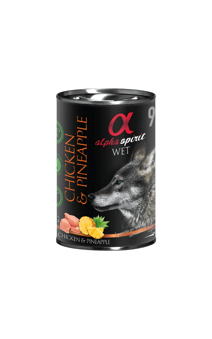 Alpha Spirit - Canned Dog Food Chicken With Pineapple 400 g