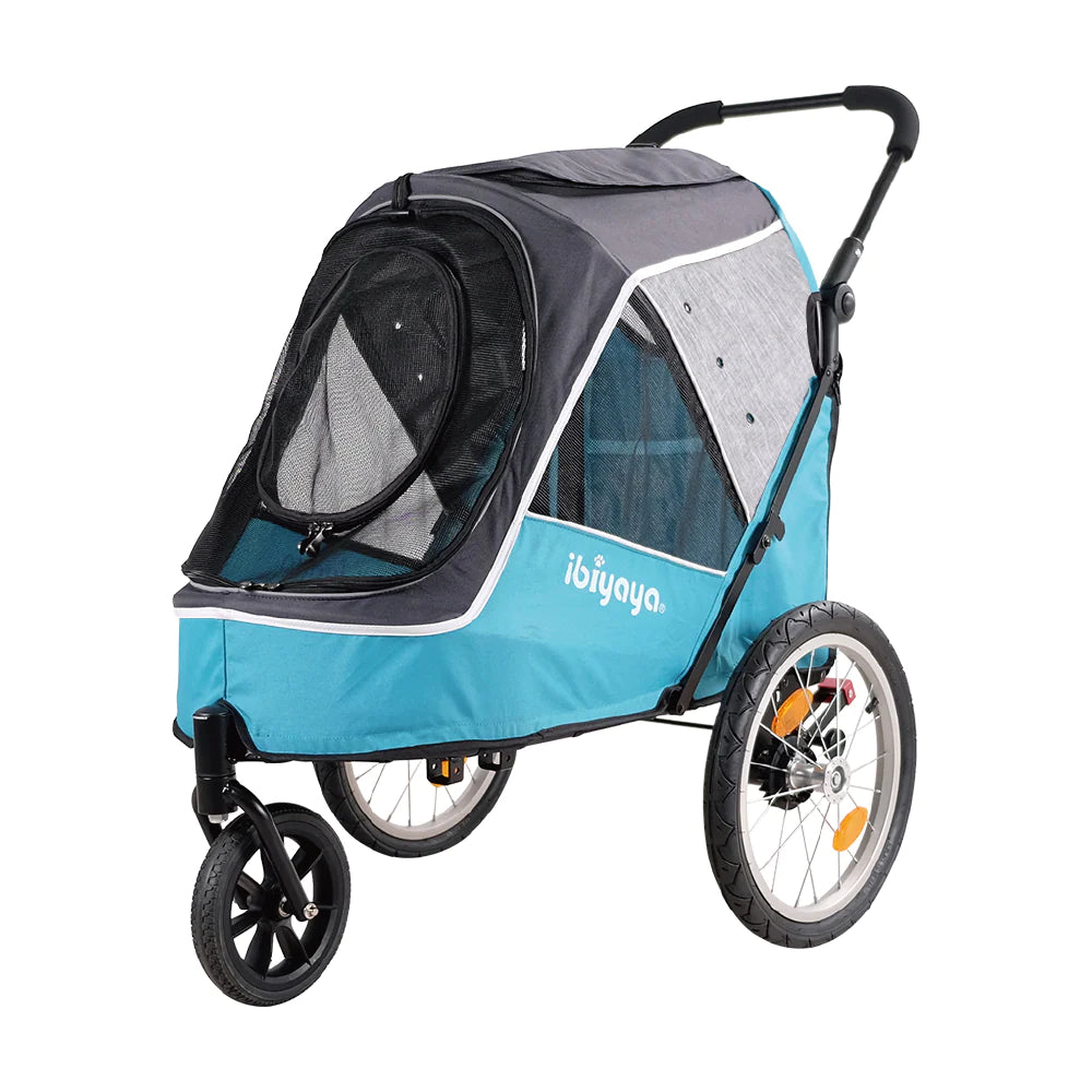 Ibiyaya-Happy Pet Trailer/Jogger 2.0 - Ocean Blue