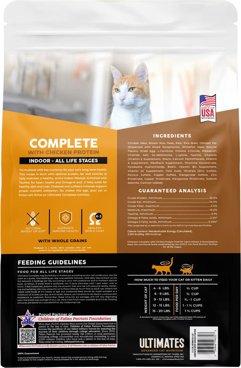Ultimates Cat Complete with Chicken Protein 5.6kg