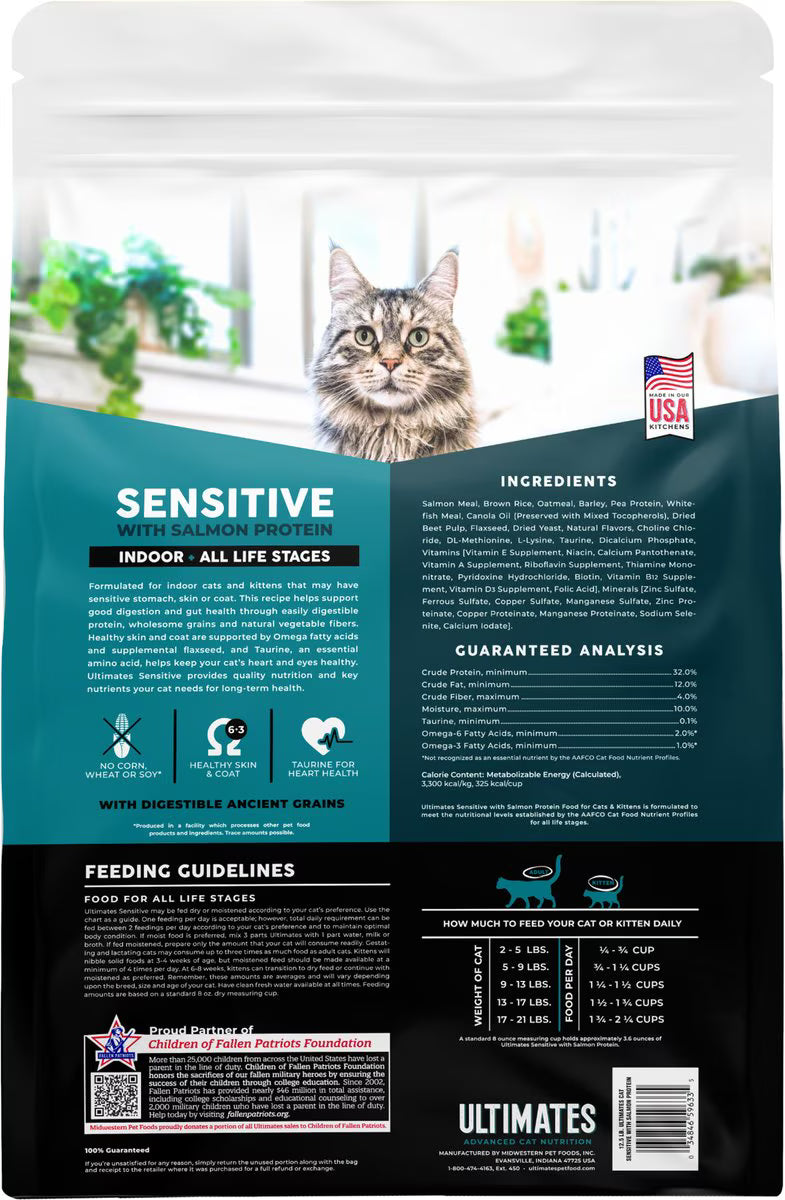 Ultimates Cat Sensitive with Salmon Protein 5.6kg