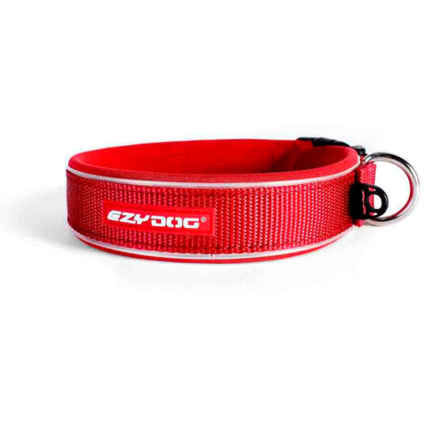 EzyDog Neoprene COLLAR CLASSIC WIDE 2XL RED