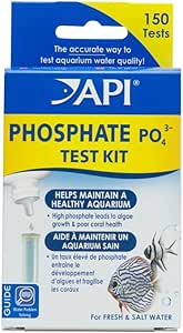 API - Phosphate Po4 Freshwater & Saltwater Aquarium Test Kit, 150 Count