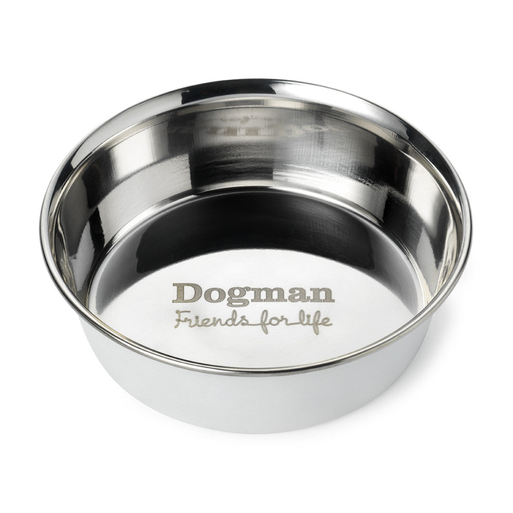 Dogman-Food bowl Heavy - White - 450 ml