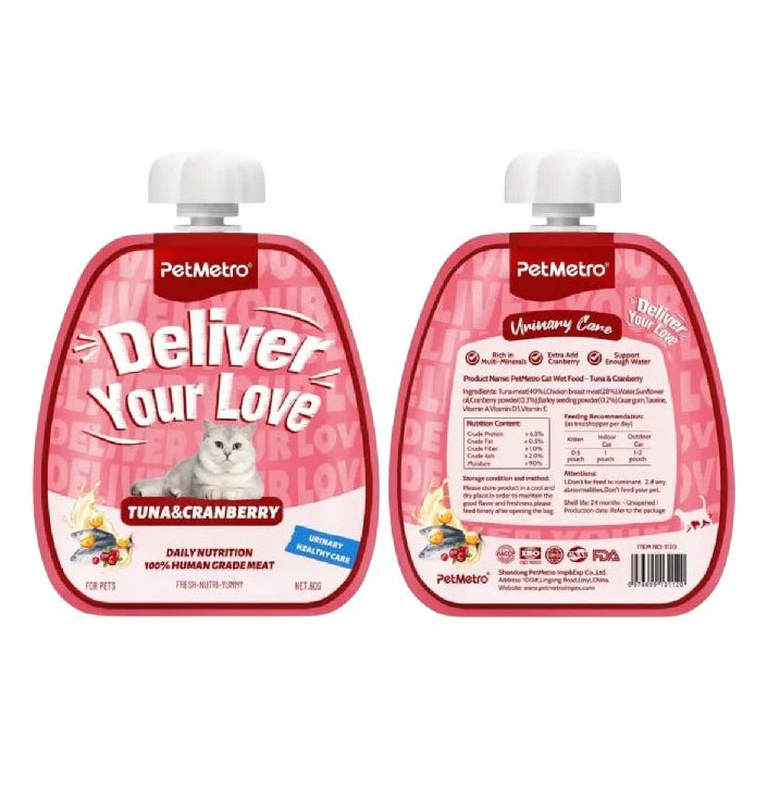Pet Metro - Flavor Tuna&Cranberry NUTRITION POUCH 60g