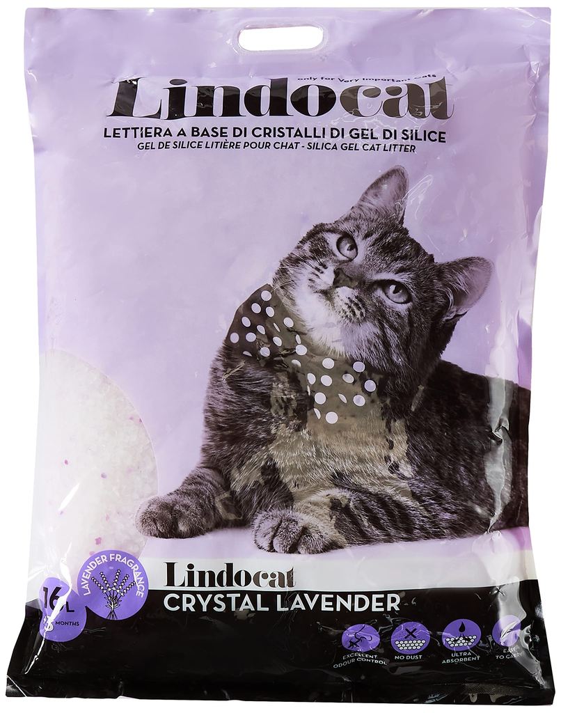 LindoCat - Crystal Lavender Scent (silicagel) 16 L