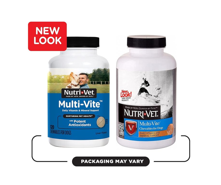 Nutri-vet Multi Vite Chewable For Dogs 120 counts