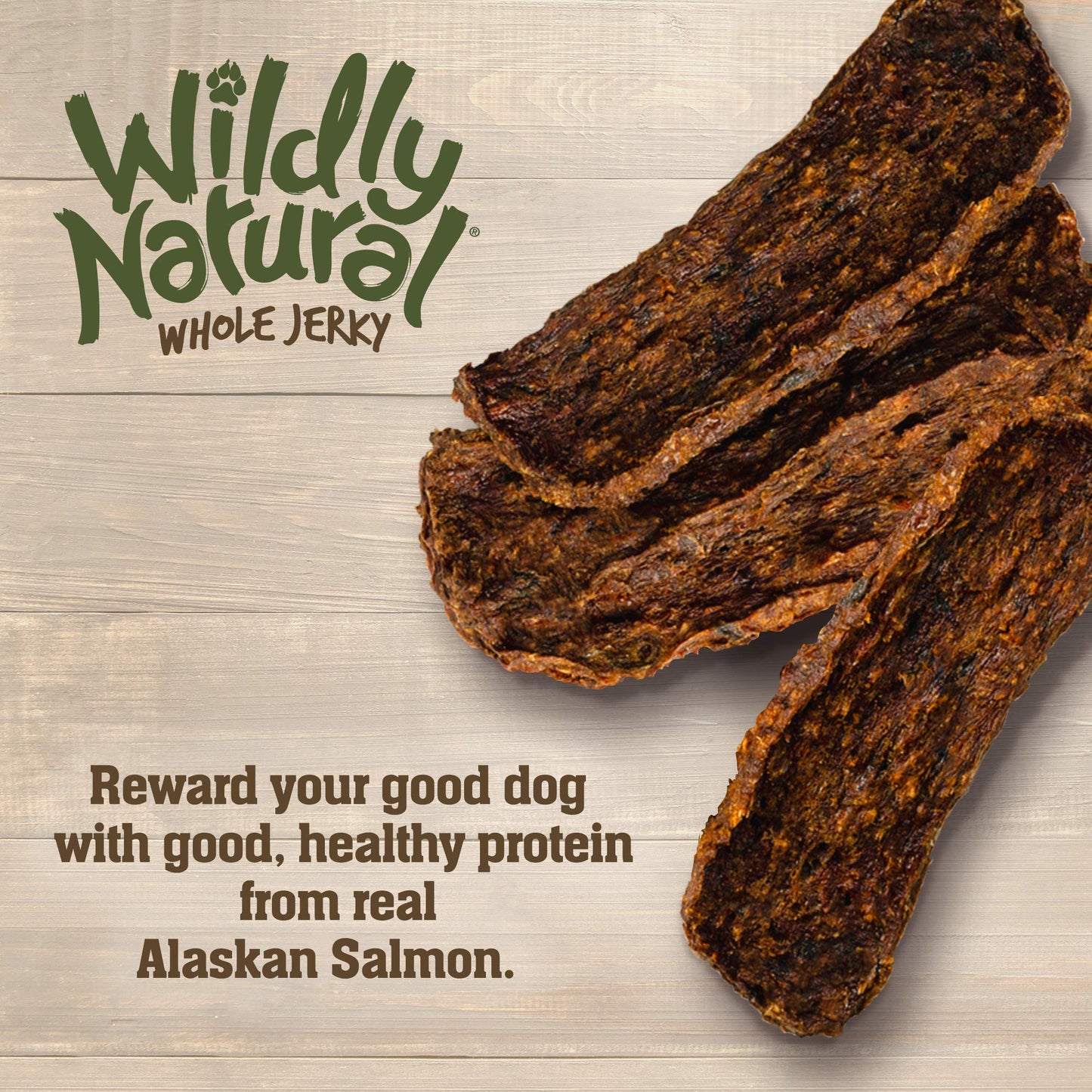 Wildly Natural Jerky Strips Alaskan Salmon - 141g