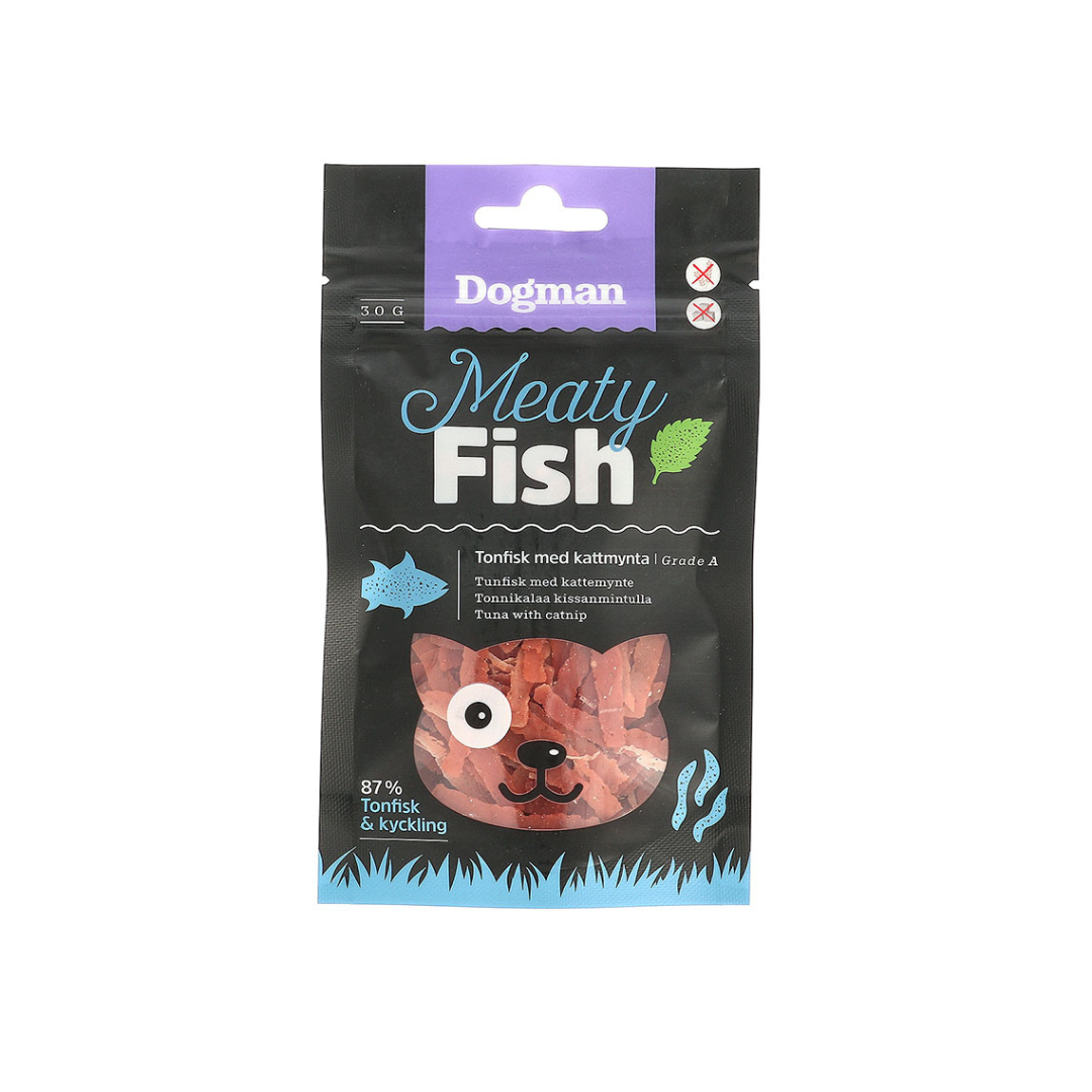 مكافأت دوغ مان شرائح التونة المجففة والنعناع حجم العبوة 30 جم