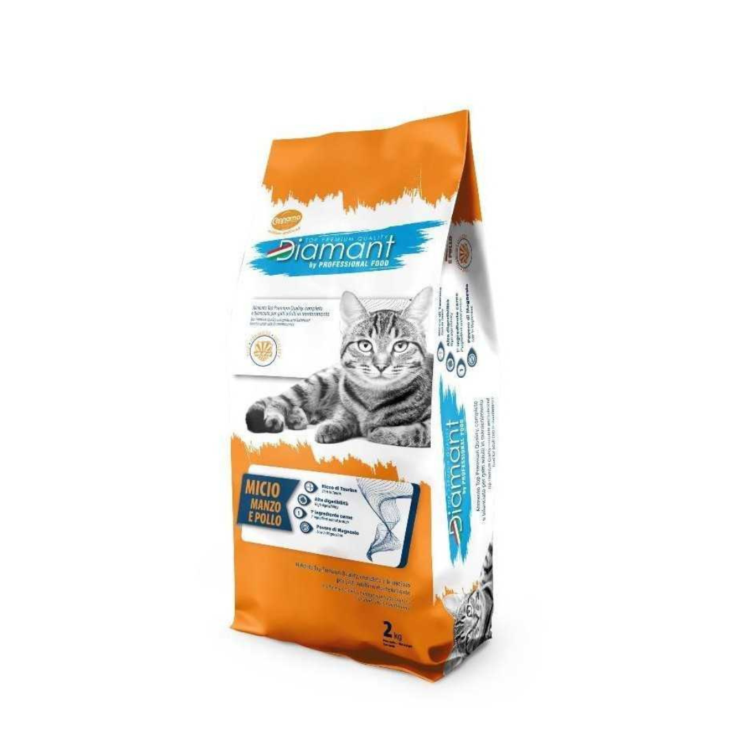 Diamant Micio Dry Food Beef and Chicken 2 kg