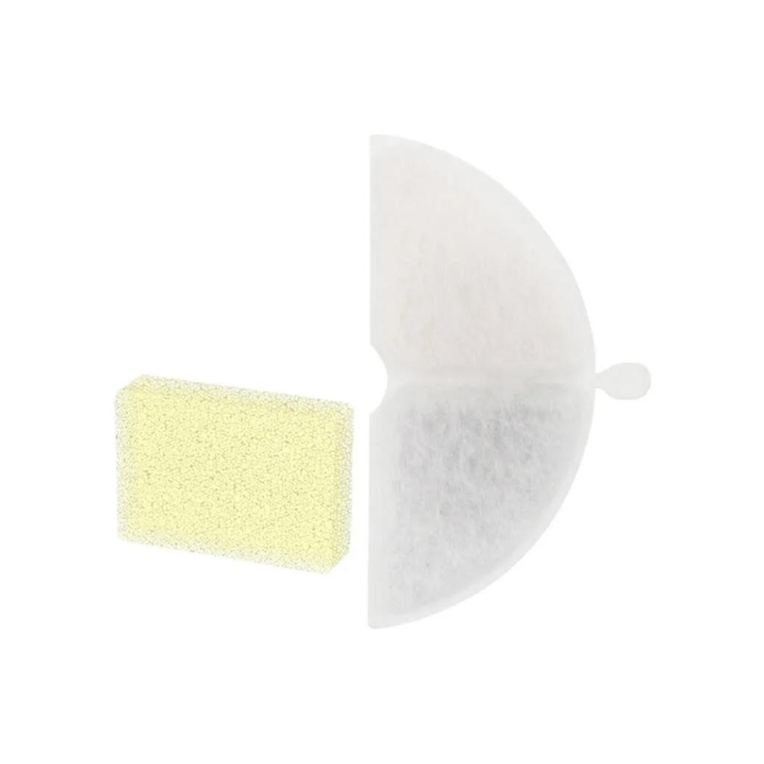 نافورة مياه روجيكو المزدوجة للقطط 8 قطع حجم 2.5 لتر