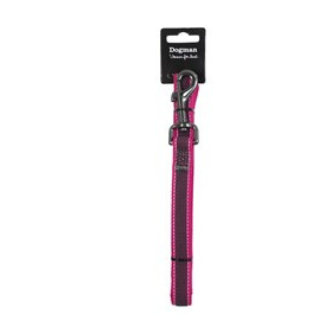 Dogman AntiSlip-Leash Iris 20 rosa