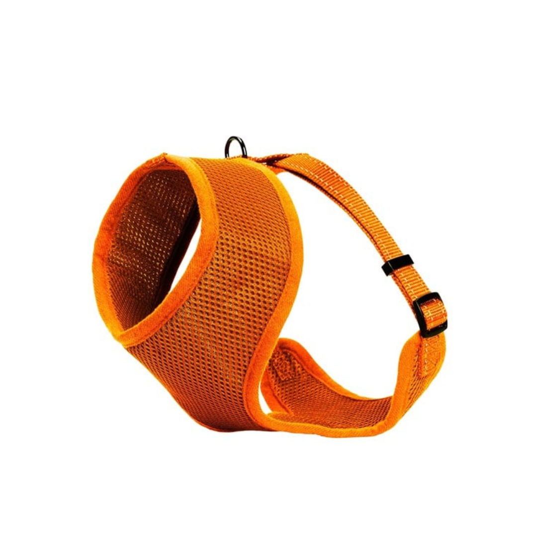 Dogman Mesh harness Iris - Orange - S