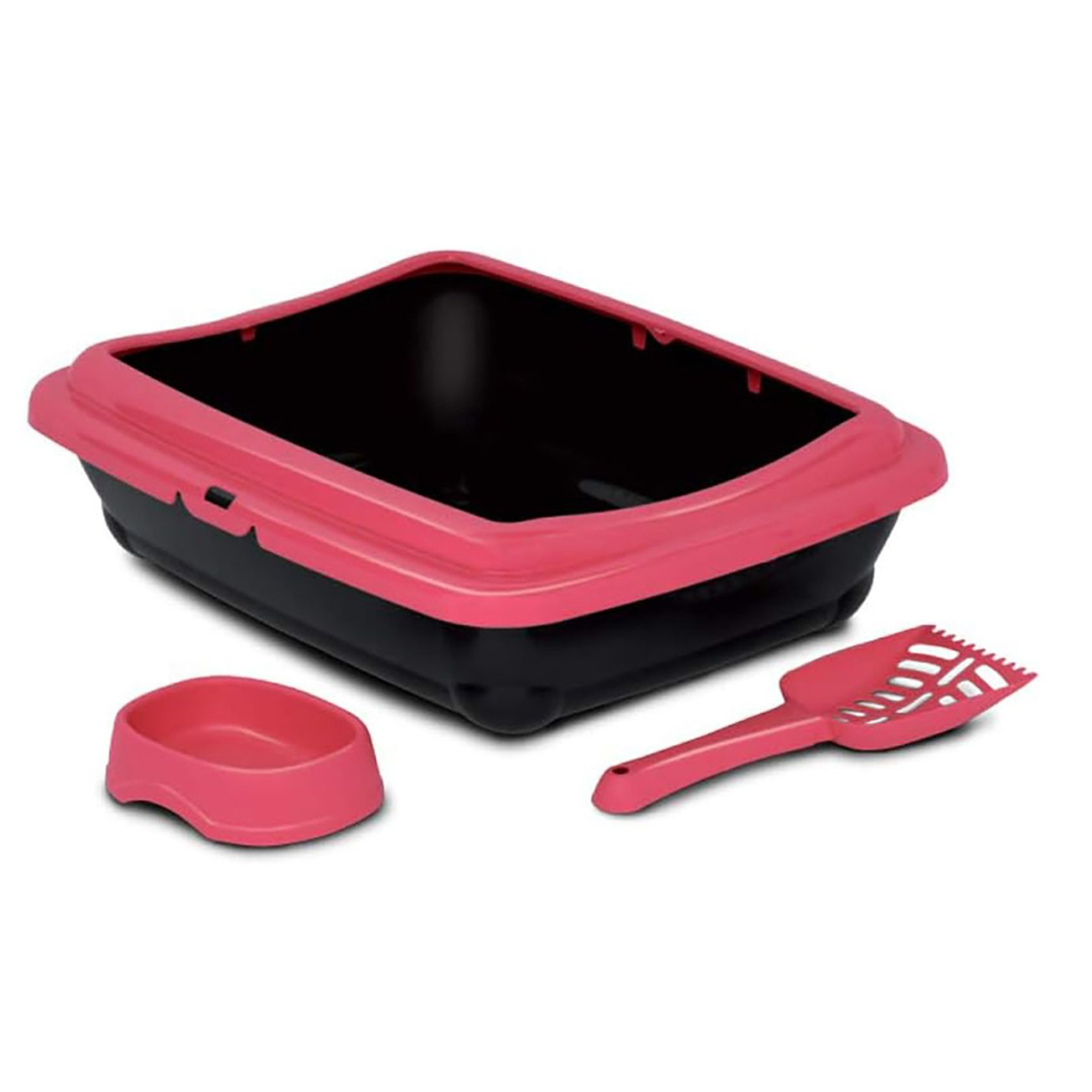 صندوق رمل برجامو للقطط حجم ميديم 2020 إي إس بي 44x36x13 سم