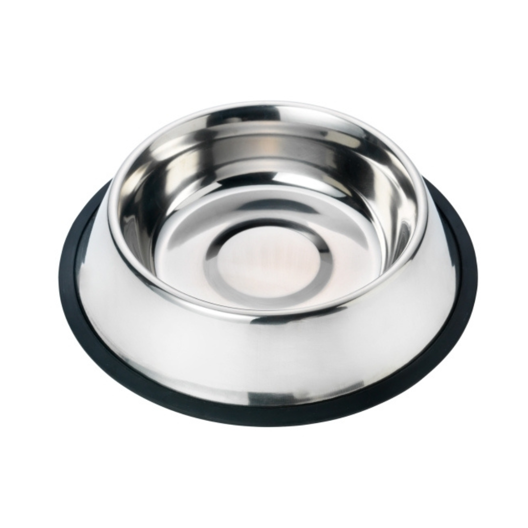 Dogman-Food bowl stainless steel rim 0.90