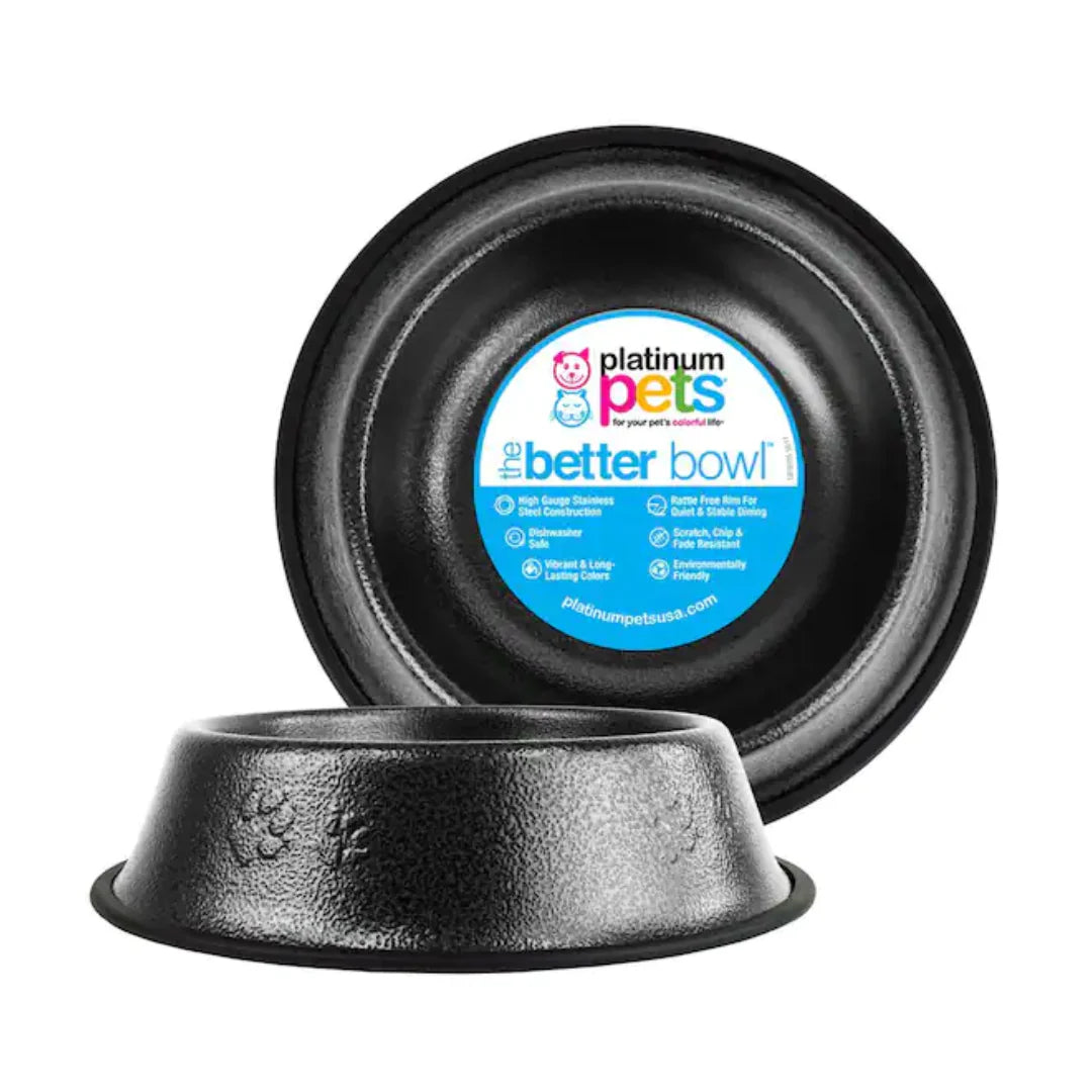 وعاء بلاتينيوم ببتس للحيوانات الأليفة منقوش بدون انقلاب لون أورغ