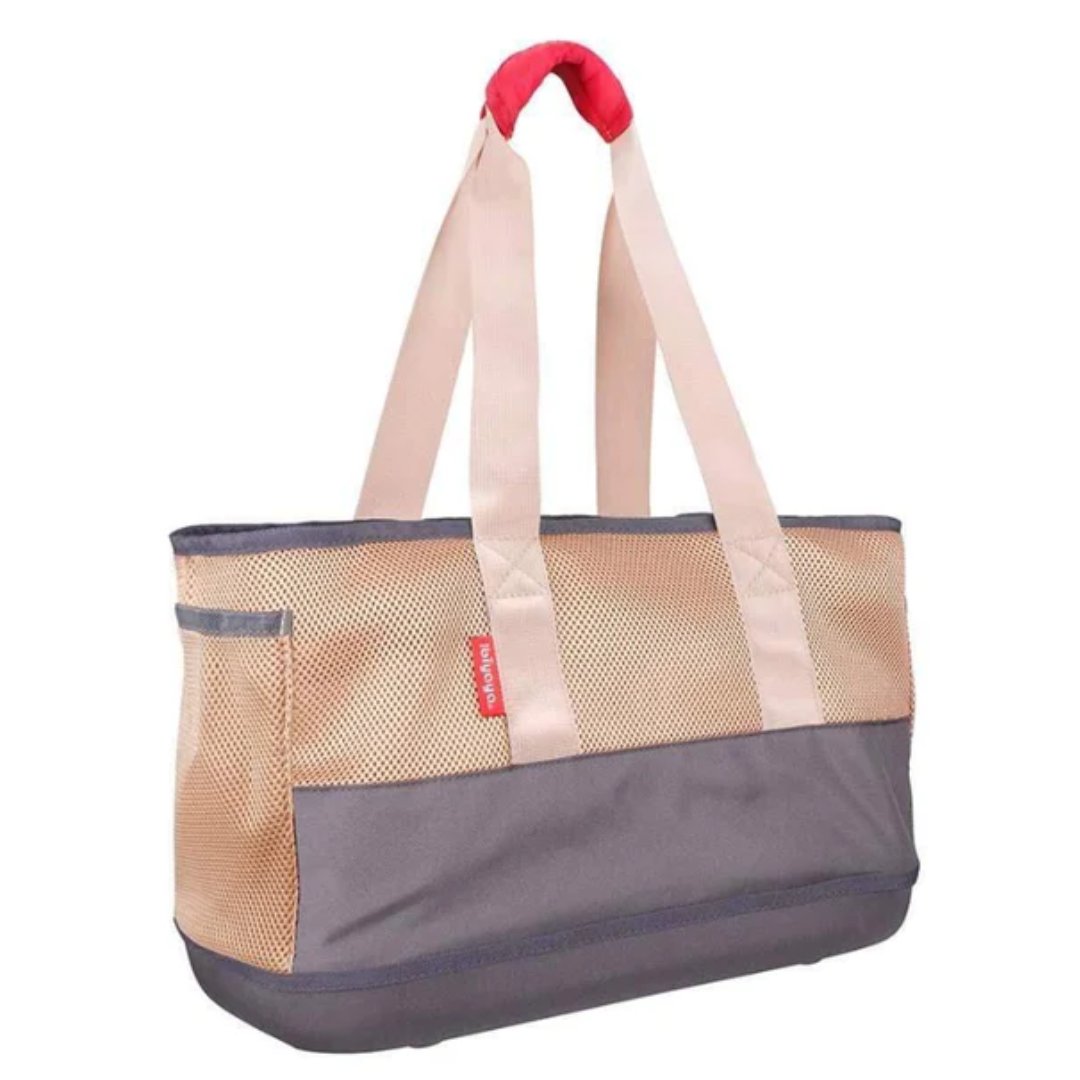 إبيايا - حاملة حيوانات أليفة قابلة للتنفس - 48*20 سم - كاكي