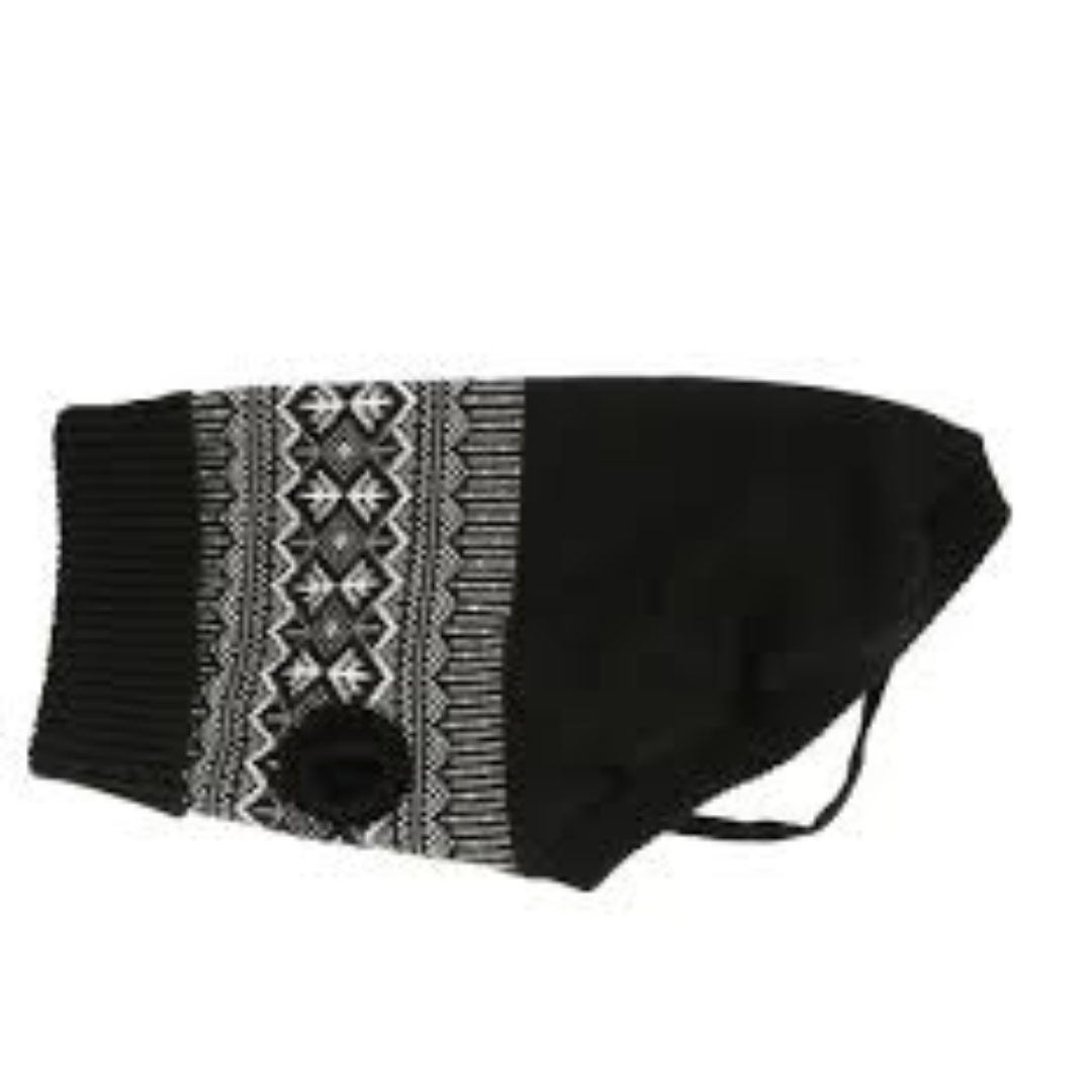 Dogman Sweater Knitted sweater Iselin - different sizes - Black