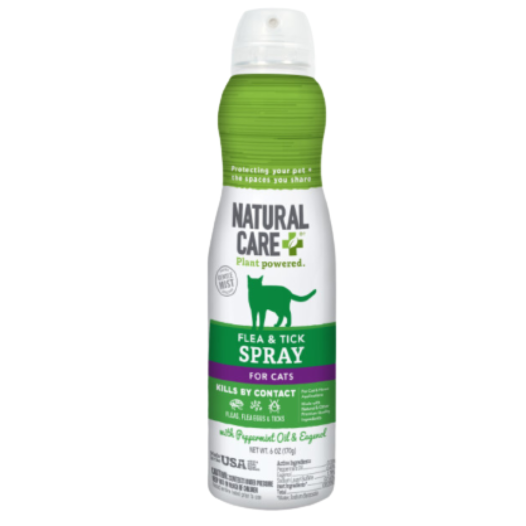 Natural Care Flea & Tick Home Spry for Cats 170 ml.(32 oz) - Manna Pro