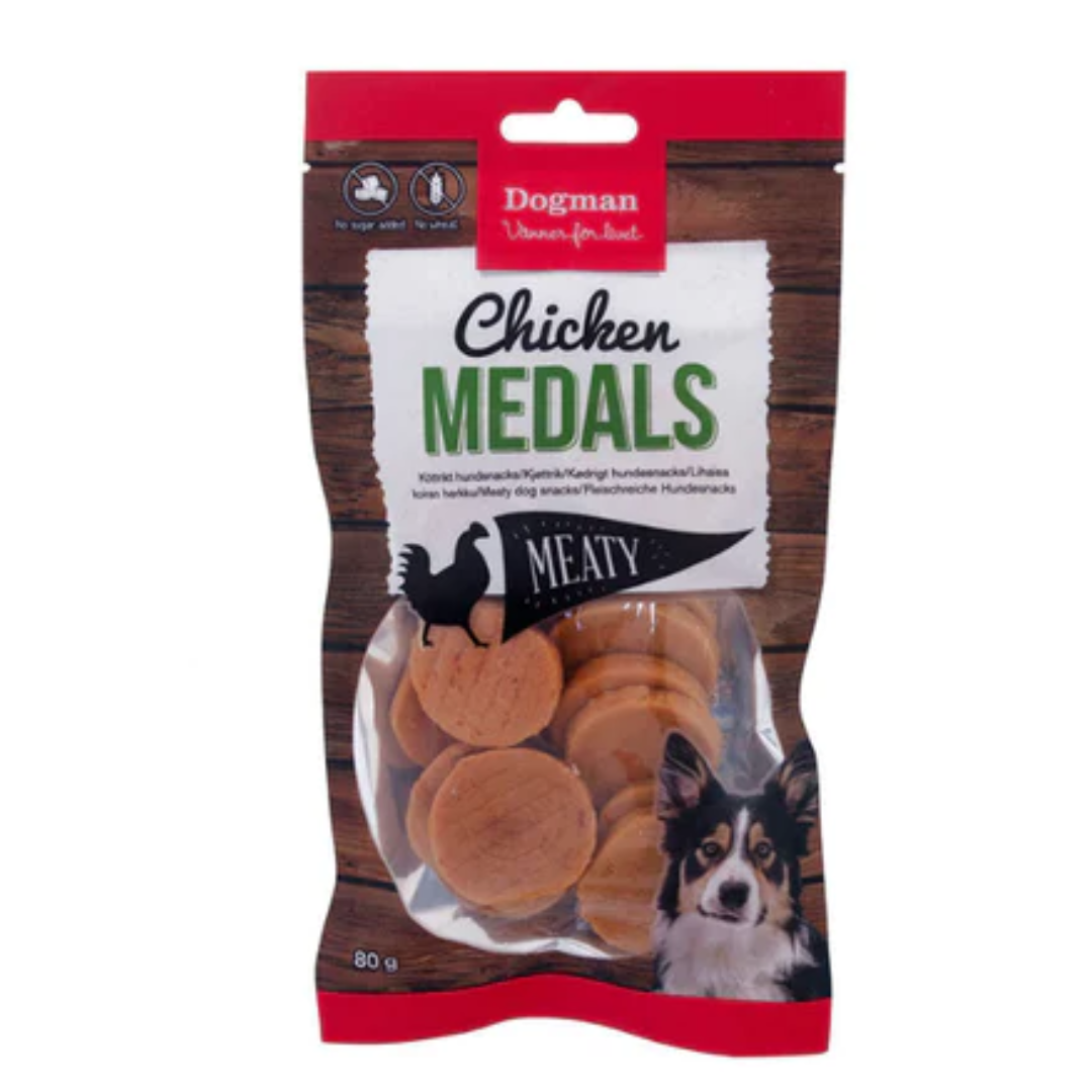 DogMan-Chicken Medals 80g