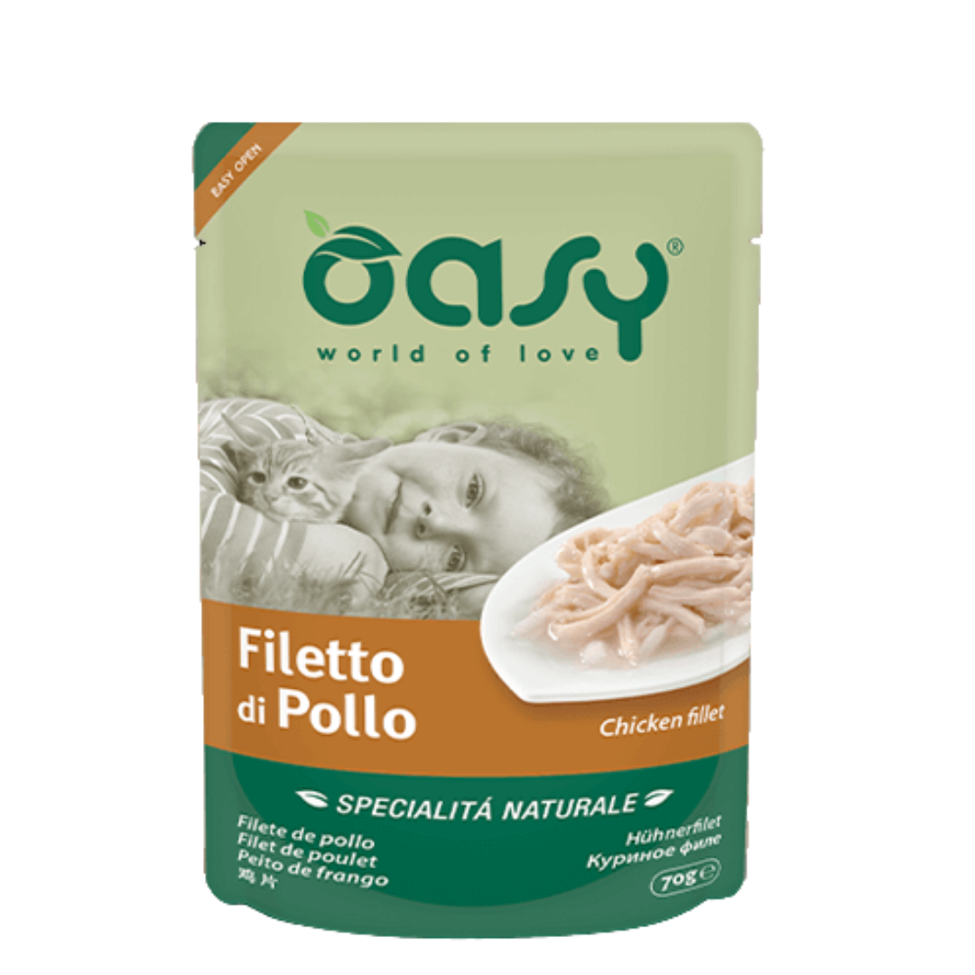 Oasy Wet Food Chicken Fillet 70g pkt