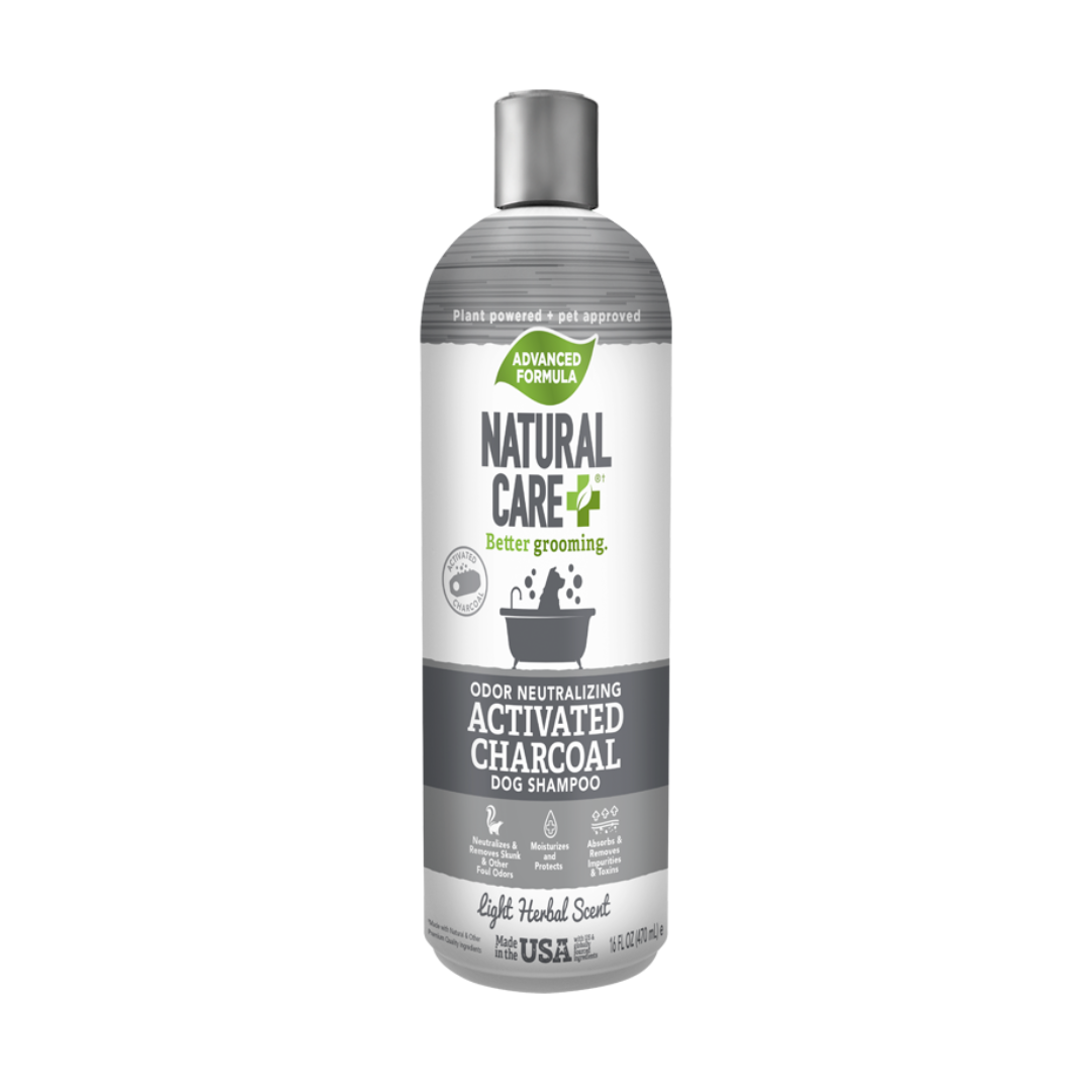 Natural Care Activated Charcoal Poo Dogs Shampoo16oz , 470 ML - Manna Pro
