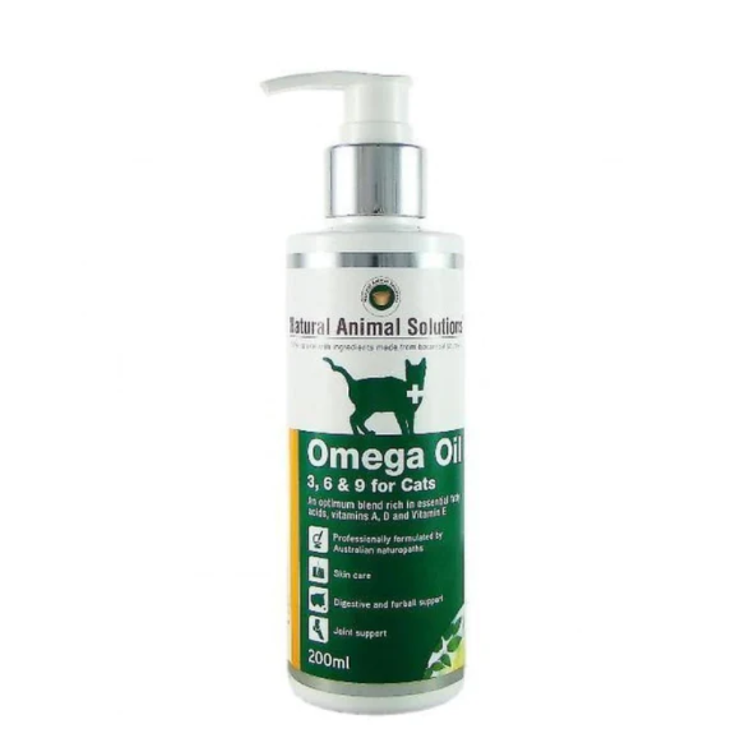 NAS Omega Oil 3, 6 & 9 For Cats 200 ml – Pet Planet Kuwait