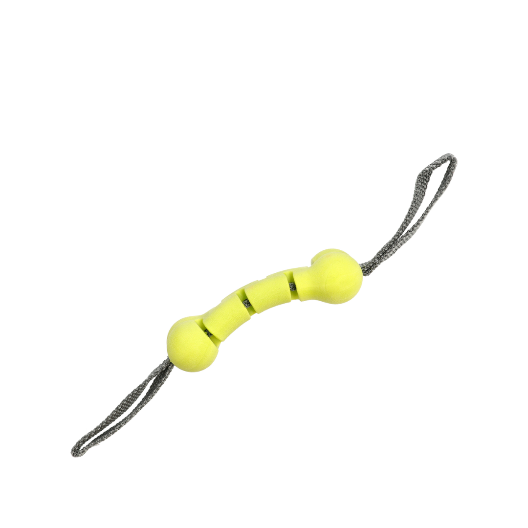 دوغ مان لعبة العظمة للرمي والجلب باللون الأخضر