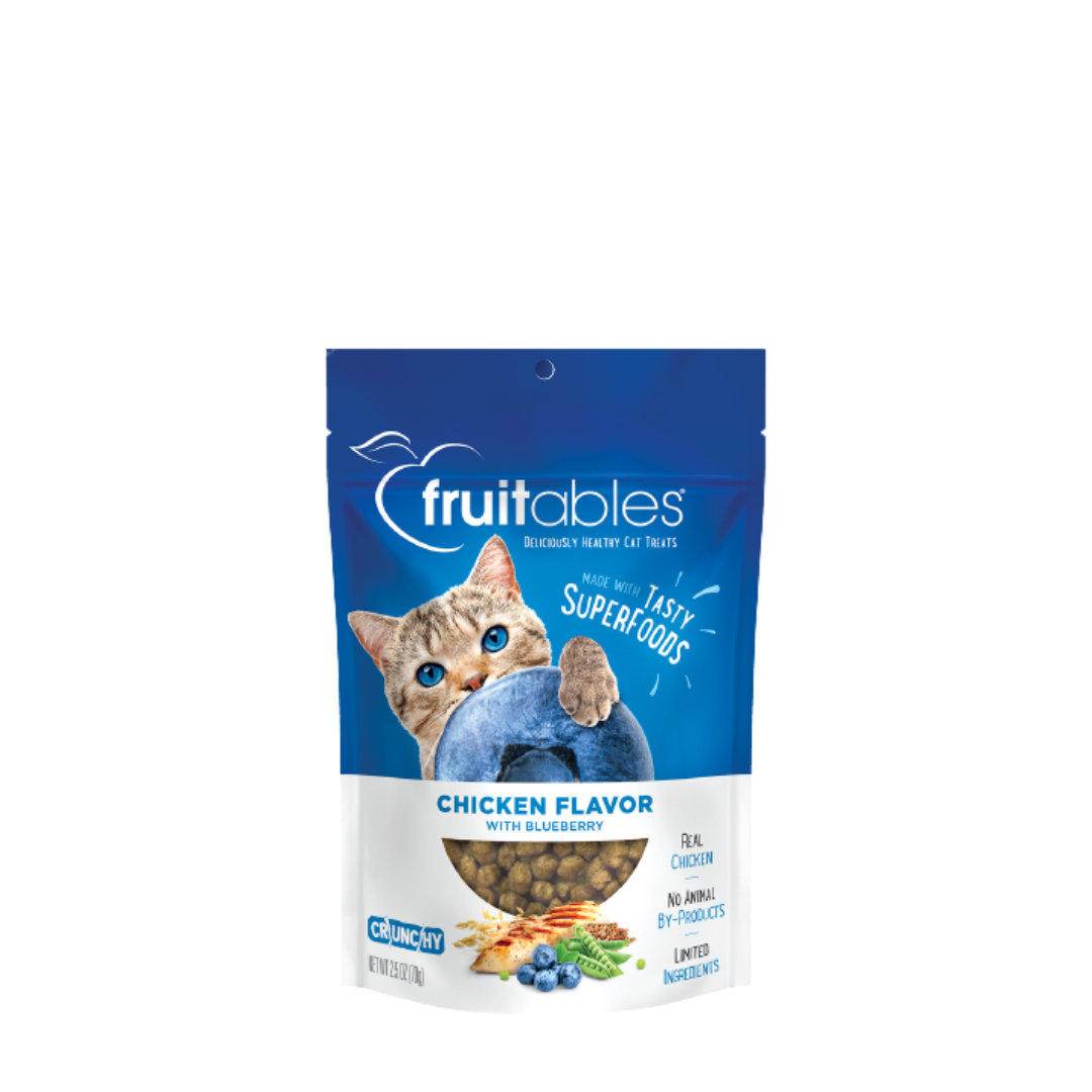 Fruitables Cat Treats-Chicken Flvr with Blueberry 70g
