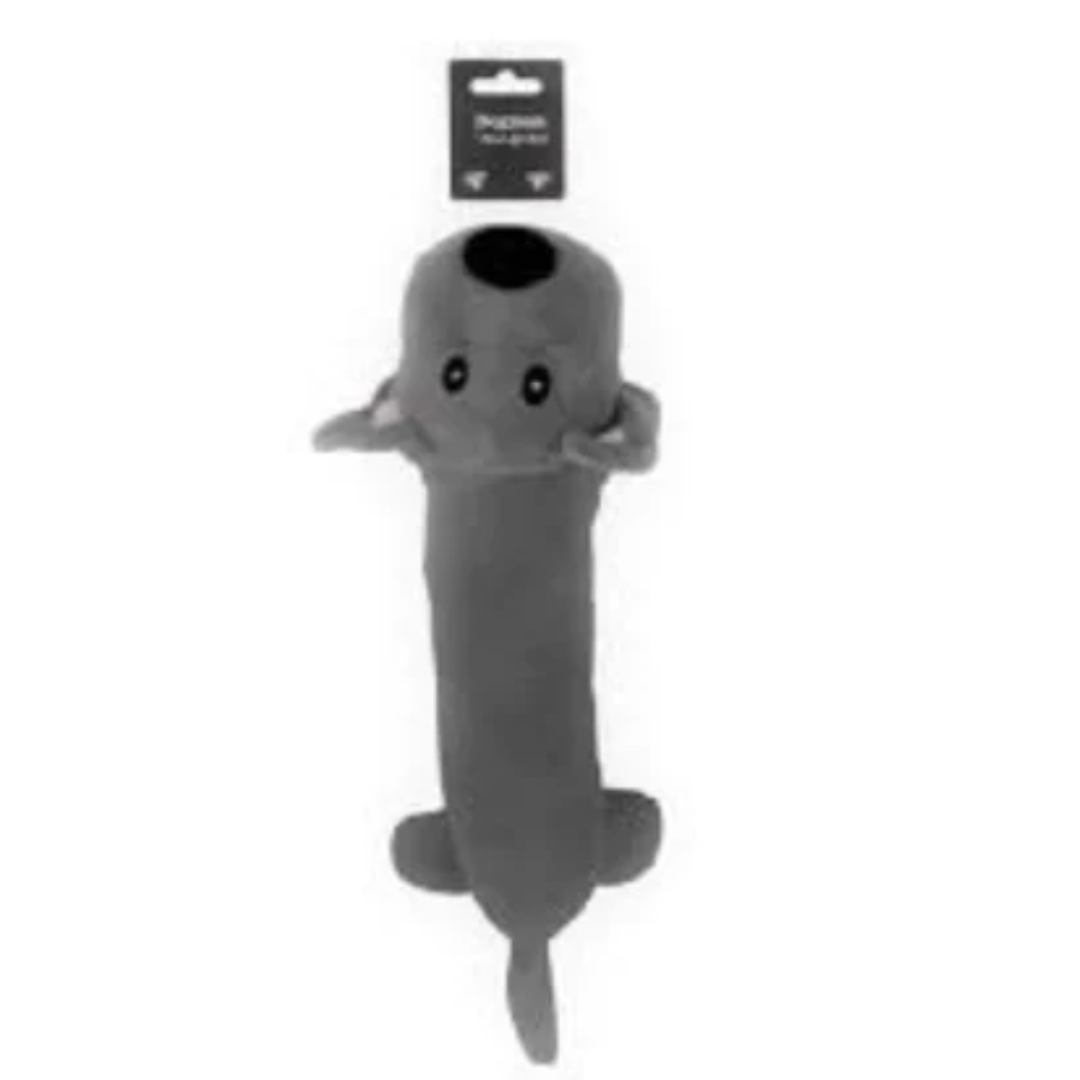 دوغ مان لعبة كلب كارو باللون الرمادي