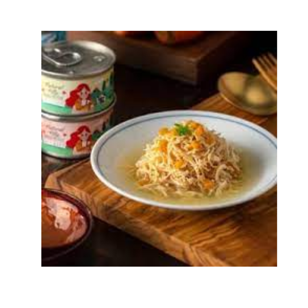 طعام ناتشورال كيتي الرطب للقطط بنكهة الدجاج واليقطين 80 جم