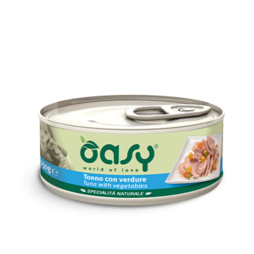 Oasy Wet Food tuna with Vegetables for Dogs 150g