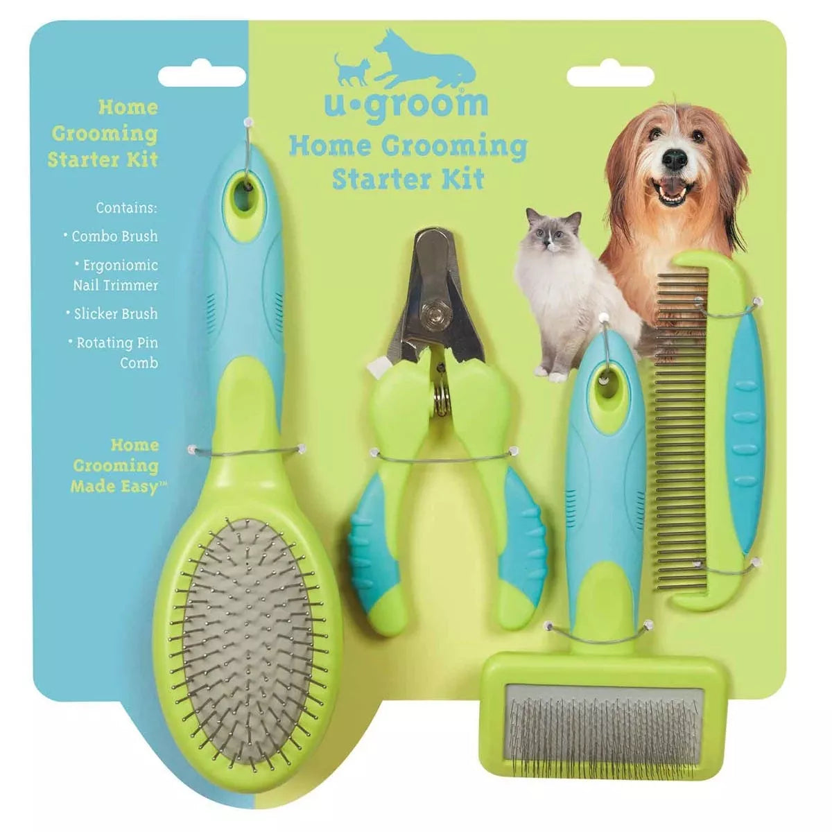 PetEdge-UG Starter Grooming Kit 4Pc