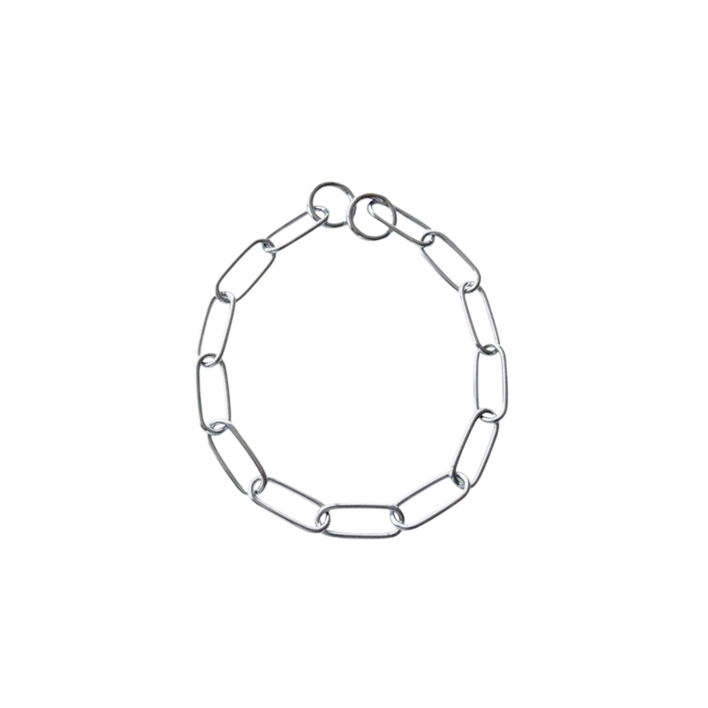 Sprenger-Collar, long links - Steel chrome-plated, 3.0 mm, 58 cm / 23"