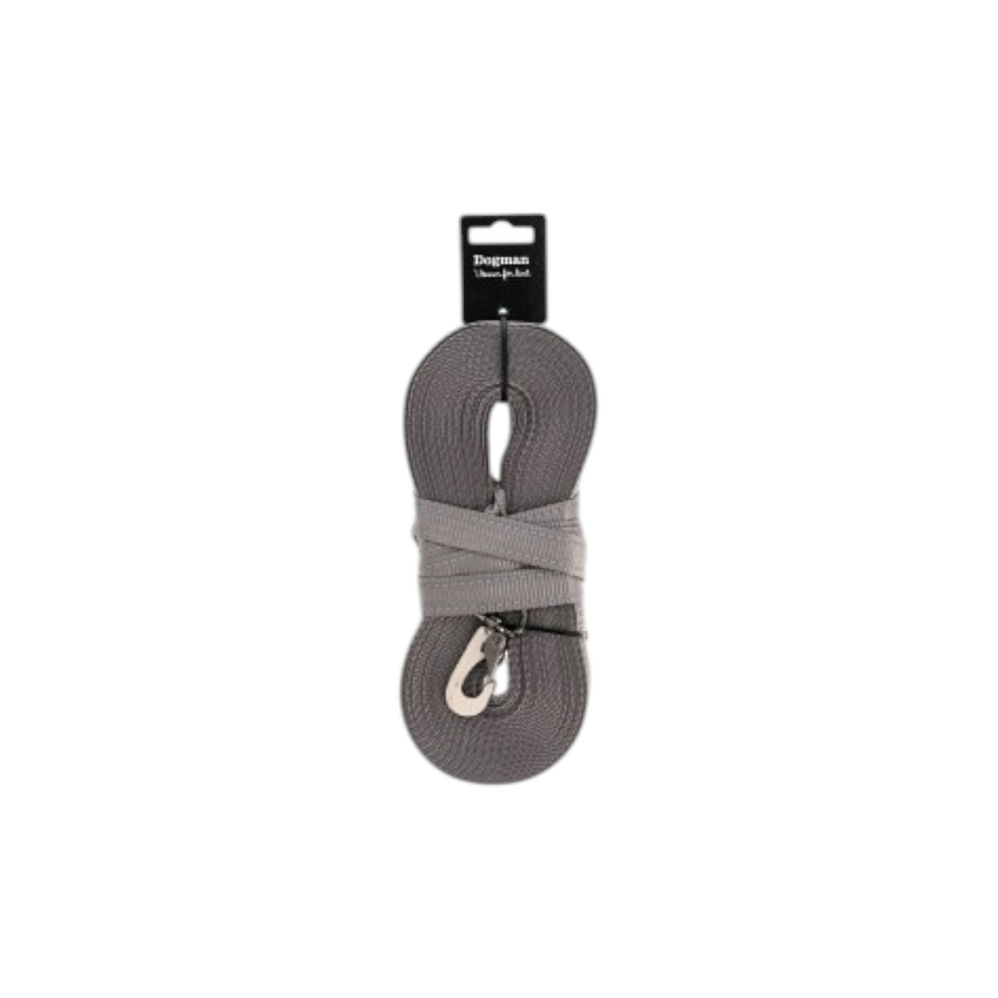 Dogman-Tracking leash Iris woven grey