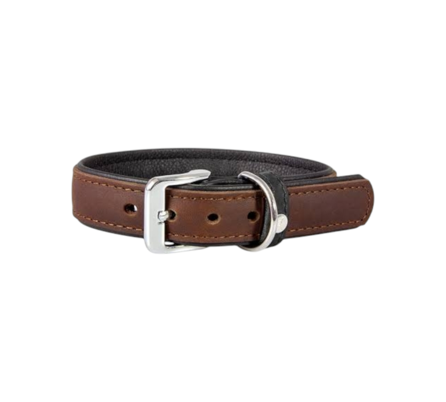 Das Lederband Dog Collar Weinheim Mocca