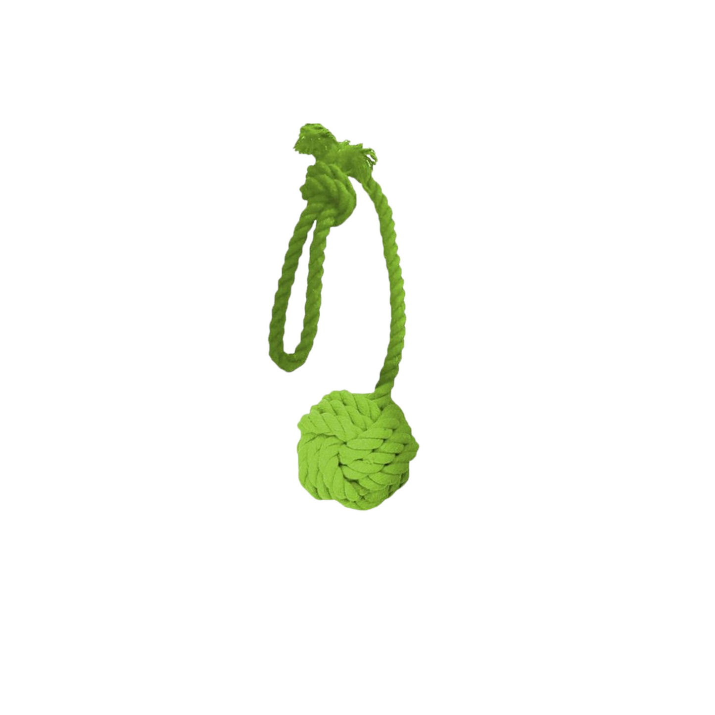 Dogman Toy Repball with Handle Green 06x35cm