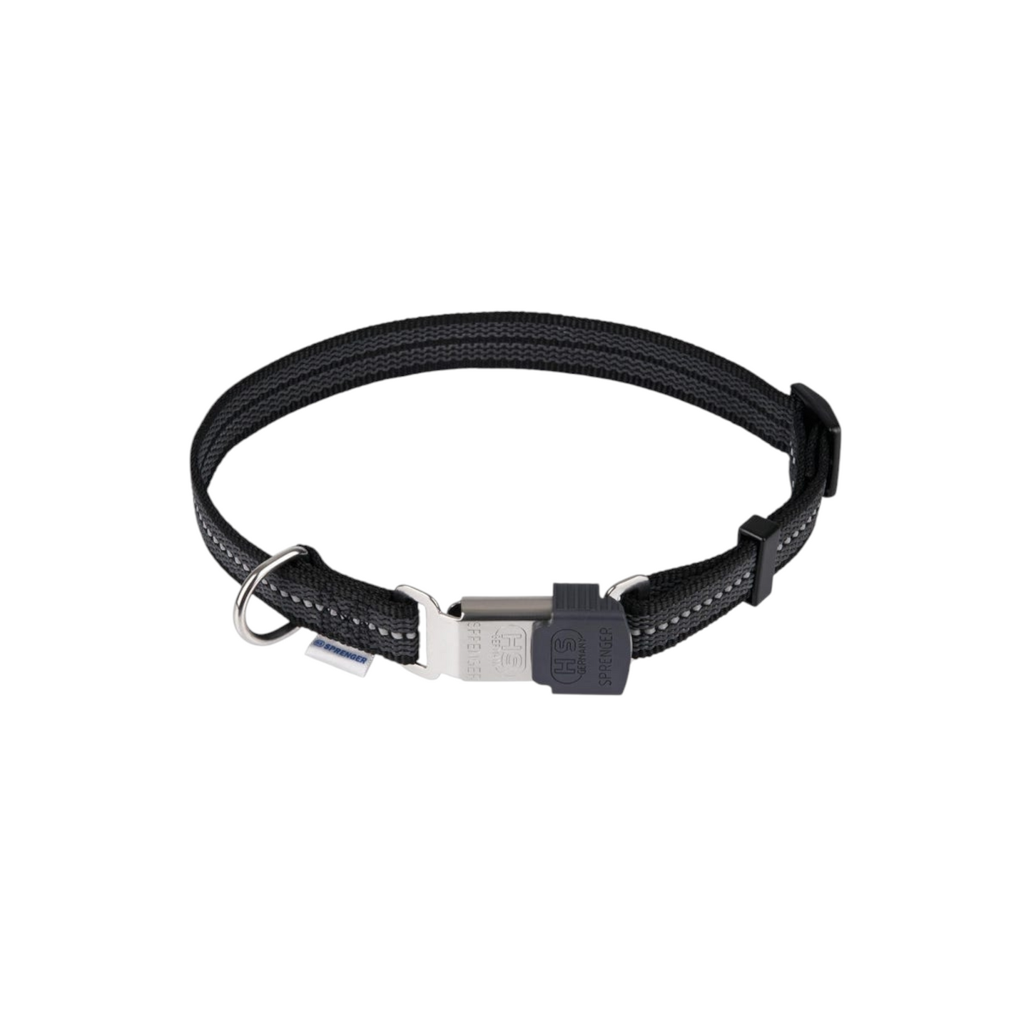 Sprenger-Adjustable Dog Collar - reflecting, black