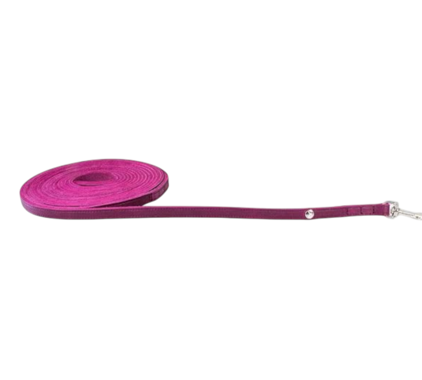Das Lederband Dog Leash Weinheim Violet