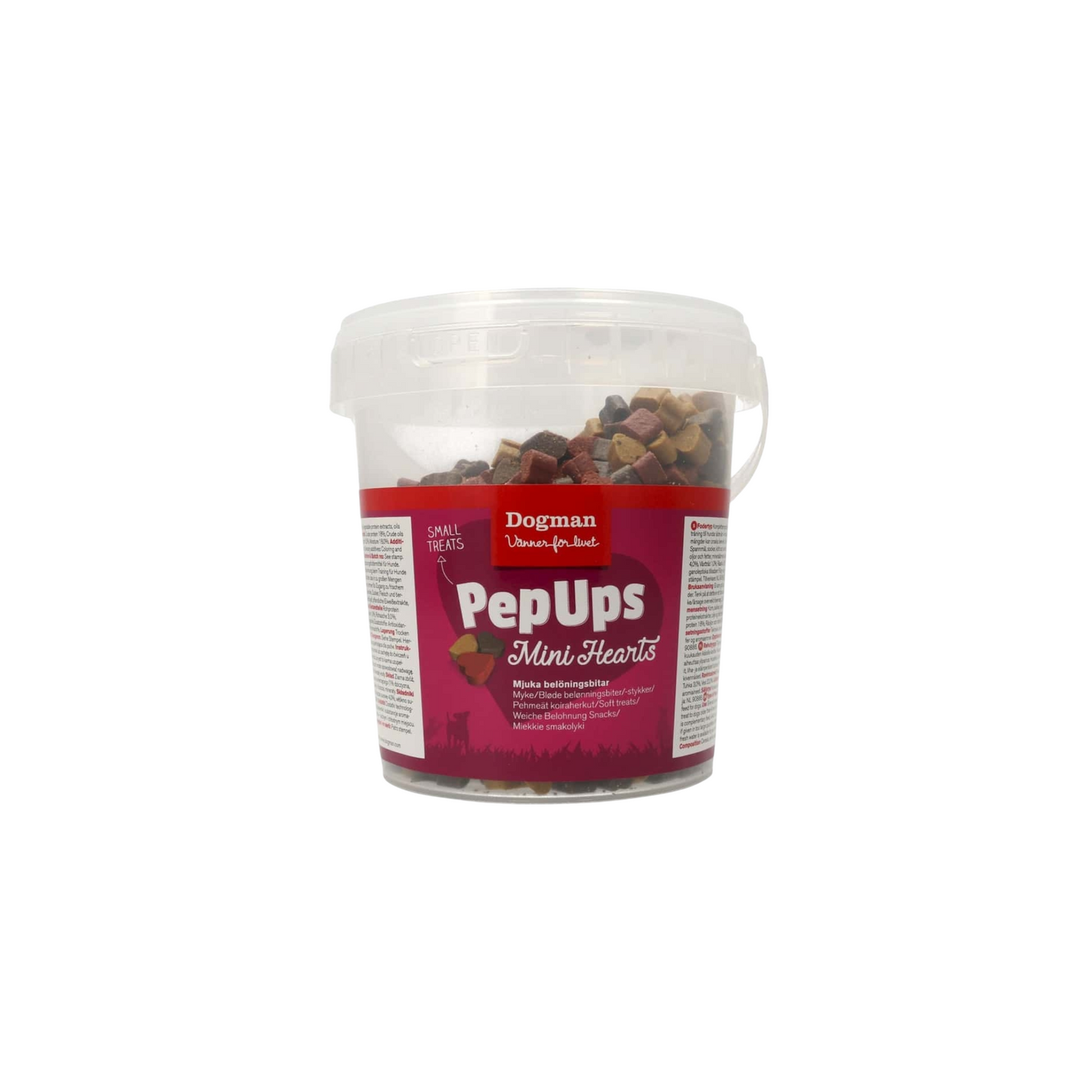 DogMan-Pep Ups Mini Hearts(Chicken&Wild) 450g