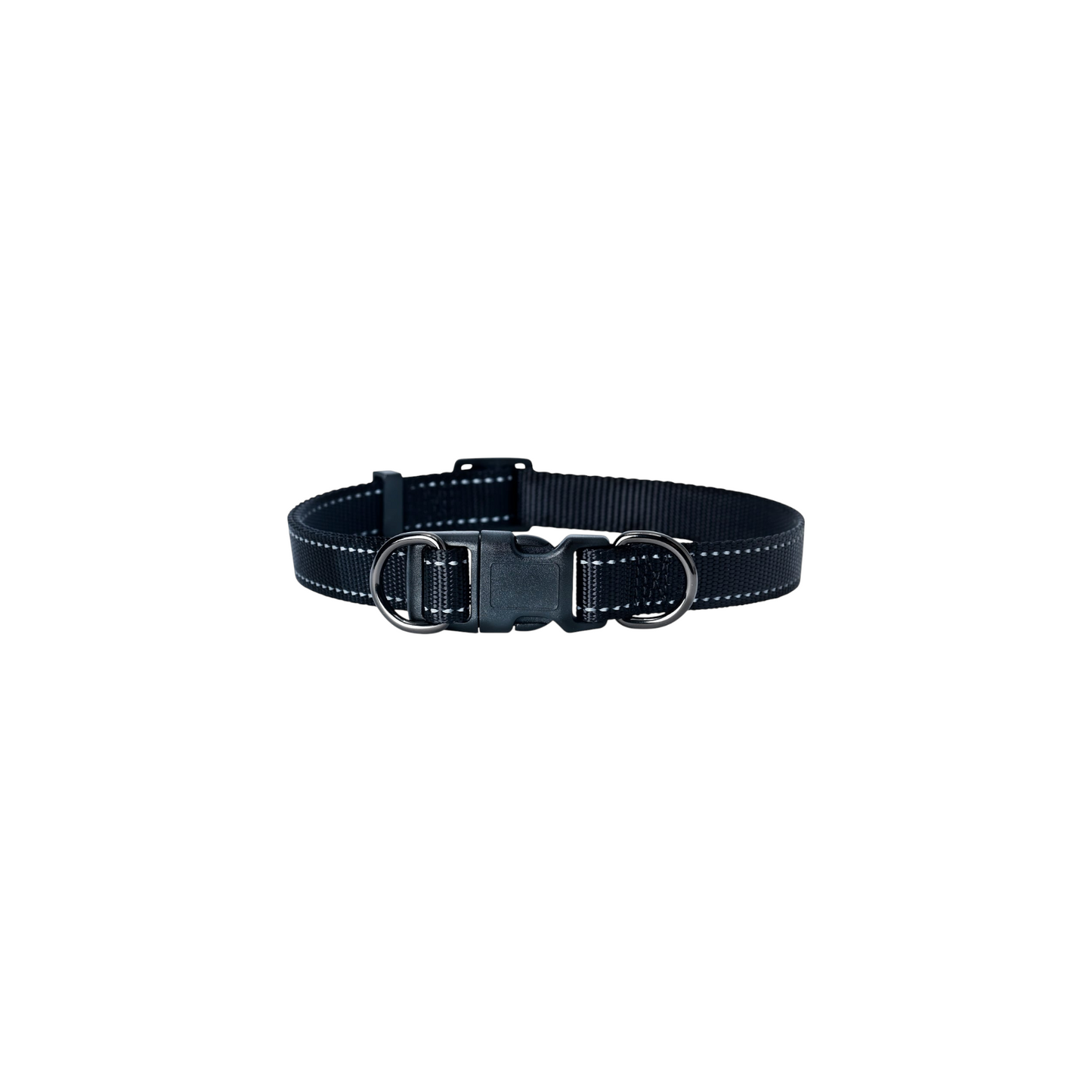 DogMan-Adjustable Collar Blk 35-50cm