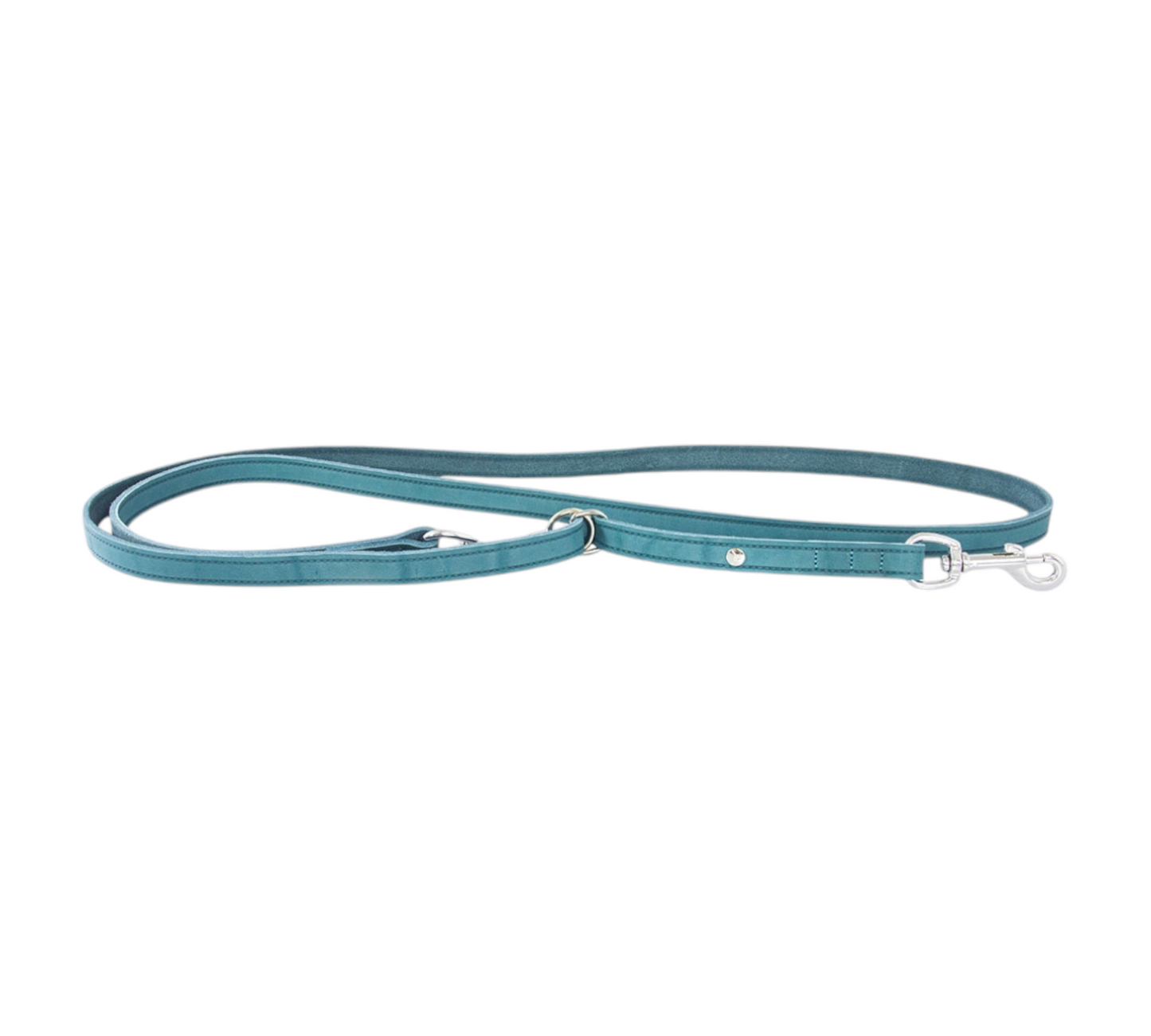 Das Lederband Dog Leash Weinheim Petrol