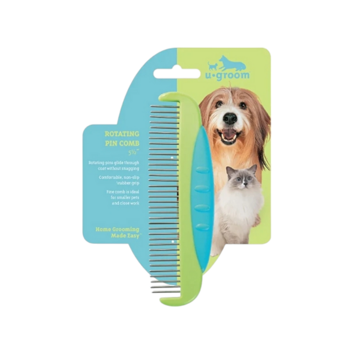 مشط ذو دبوس دوار من بيت إيدج - يو جي، 5.5 بوصة