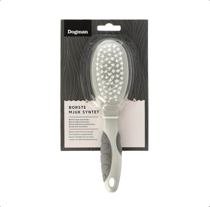 Dogman-Brush soft synthetic - S - Gray