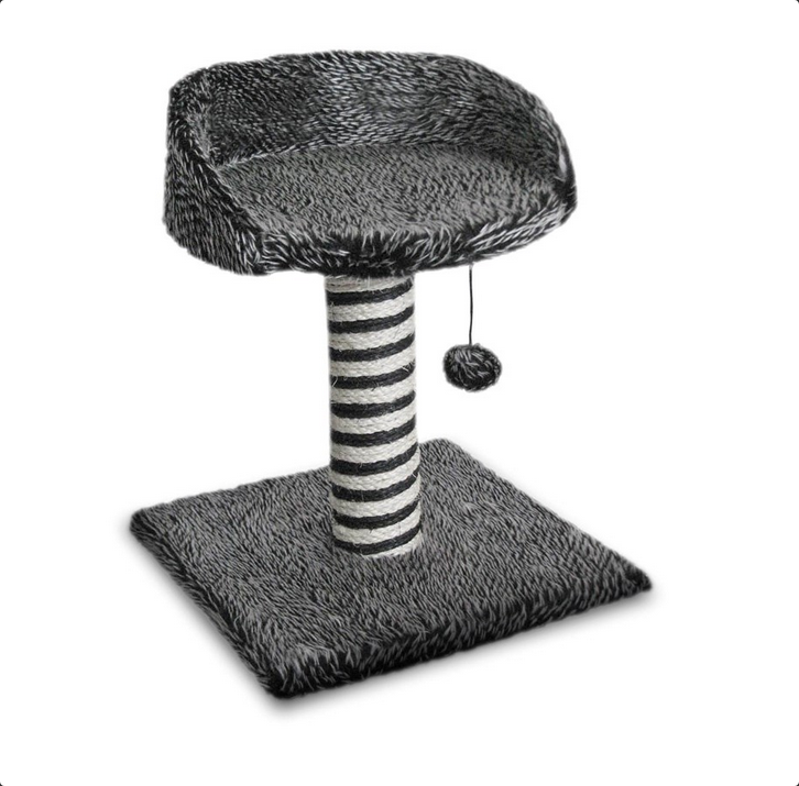 DogMan-Scratching post heater hairy 42cm