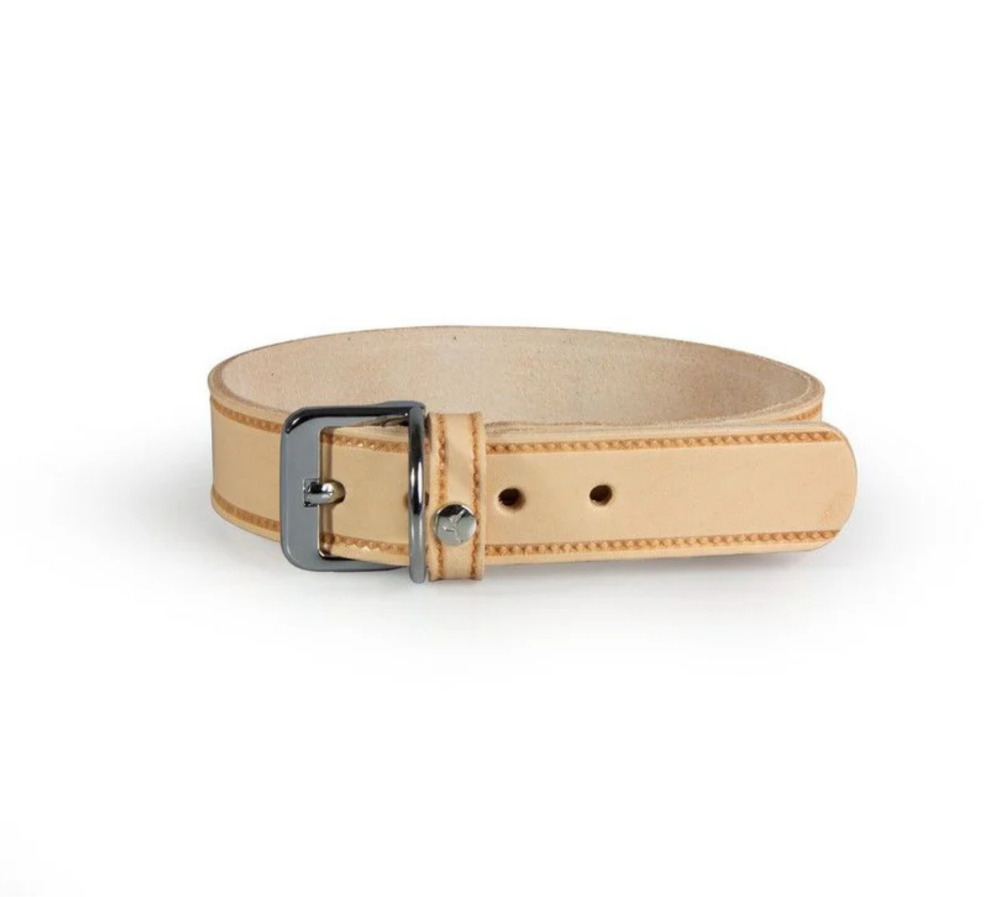 Das Lederband Dog Collar Weinheim Natural
